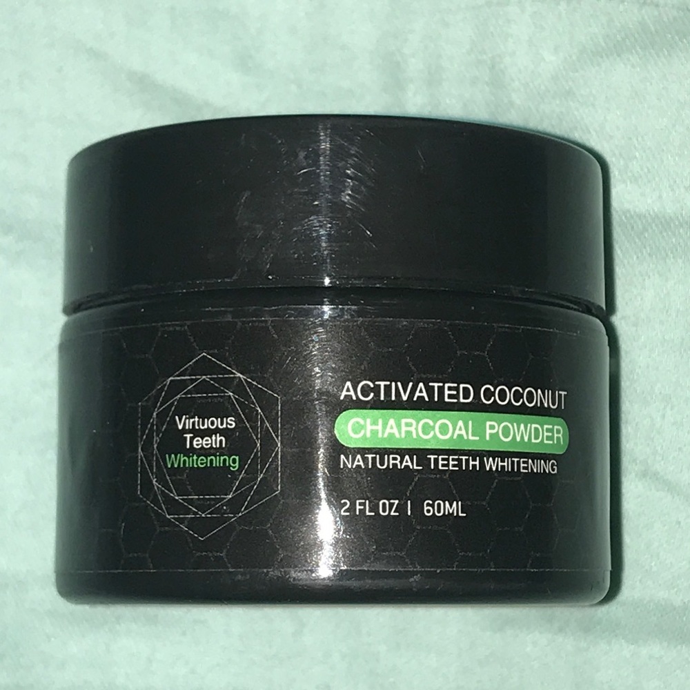Natural Charcoal Teeth Whitening Powder